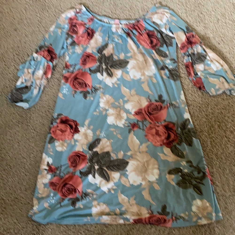 Floral boutique dress